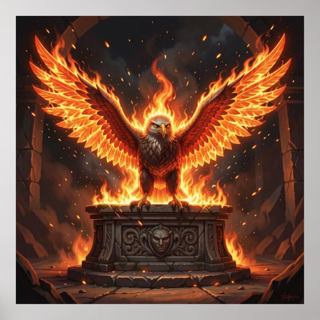 The Pyre of Illyrian Strength Poster (Front)