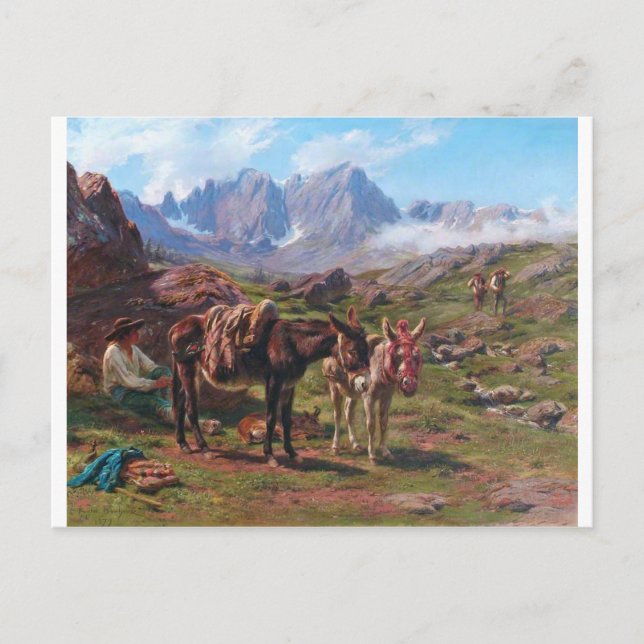 The Pyrenees by Rosa Bonheur Postcard (Front)