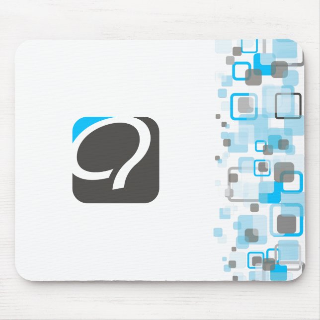 The Q Mousepad - Quaero Blue (Front)