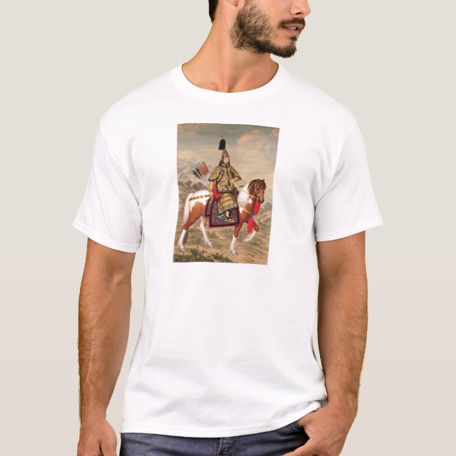 The Qianlong Emperor in Ceremonial Armour T-Shirt (Front)