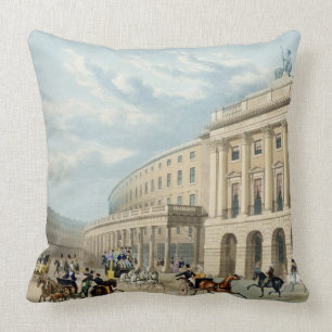 The Quadrant, Regent Street, from Piccadilly Circu Cushion