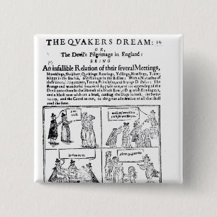 The Quakers Dream 15 Cm Square Badge