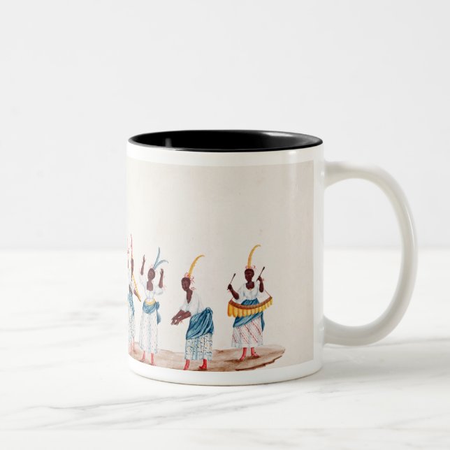 The Queen and her Suite Two-Tone Coffee Mug (Right)
