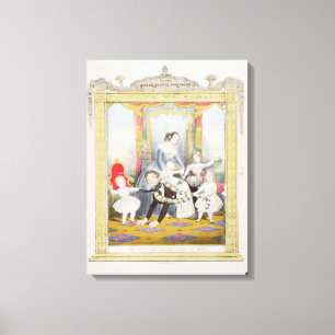 The Queen and Prince Albert at Home Canvas Print