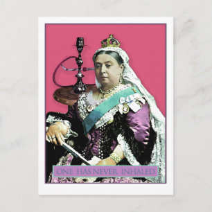 The Queen and The Hookah Postcard