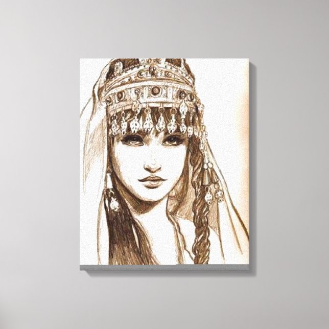 THE QUEEN DIHYA CANVAS PRINT (Front)