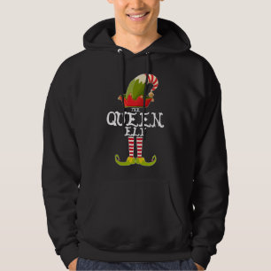 The Queen Elf Funny Christmas Gift Matching Family Hoodie