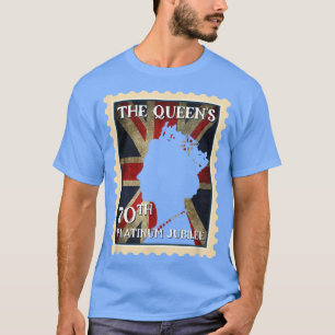 The Queen is Platinum Jubilee 20221952 UK British  T-Shirt