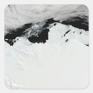 The Queen Mary Coast of Antarctica Square Sticker