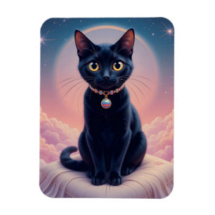 The Queen Of Black Cat Heaven Magnet