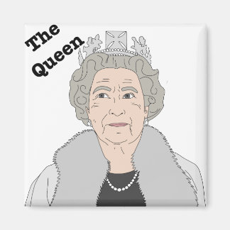 The Queen of England Elizabeth II English royalty Magnet