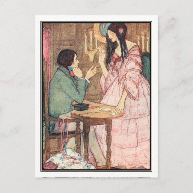 The Queen of Hearts by Florence Harrison Postcard (Front)