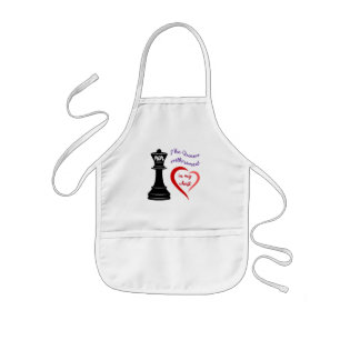 The Queen of My Heart Kids Apron