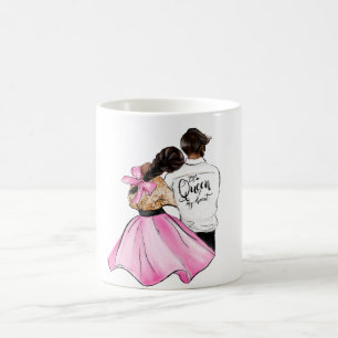 The Queen of my heart valentine day couple in love Coffee Mug