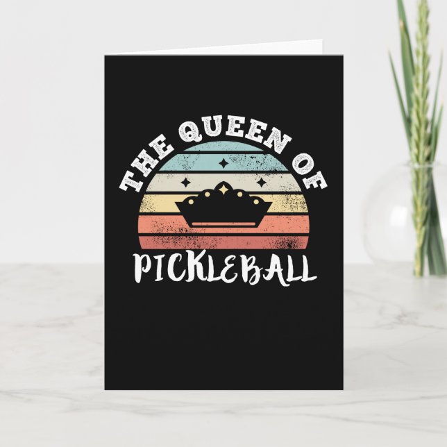 The Queen of Pickleball Mother's Day Gifts Card (Front)