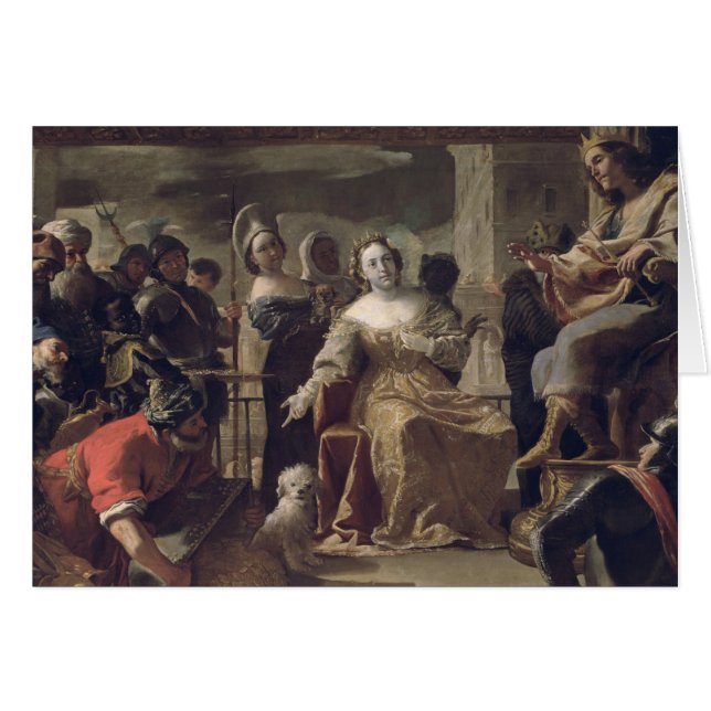 The Queen of Sheba before Solomon (Front Horizontal)