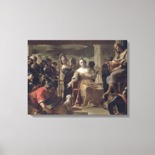 The Queen of Sheba before Solomon Canvas Print
