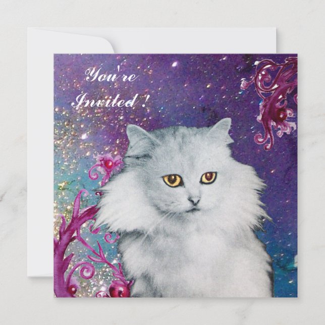 THE QUEEN OF WHITE CATS INVITATION (Front)