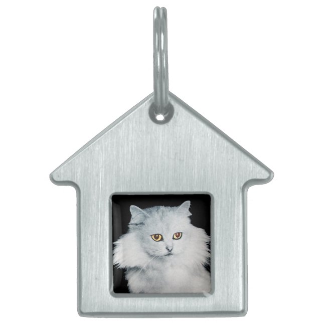 THE QUEEN OF WHITE CATS PET NAME TAG (Front)