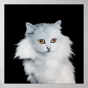 THE QUEEN OF WHITE CATS POSTER
