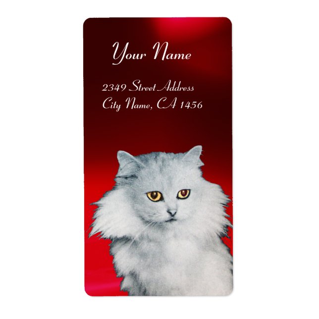 THE QUEEN OF WHITE CATS ,red ruby (Front)