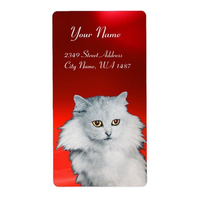 THE QUEEN OF WHITE CATS ,red ruby (Front)