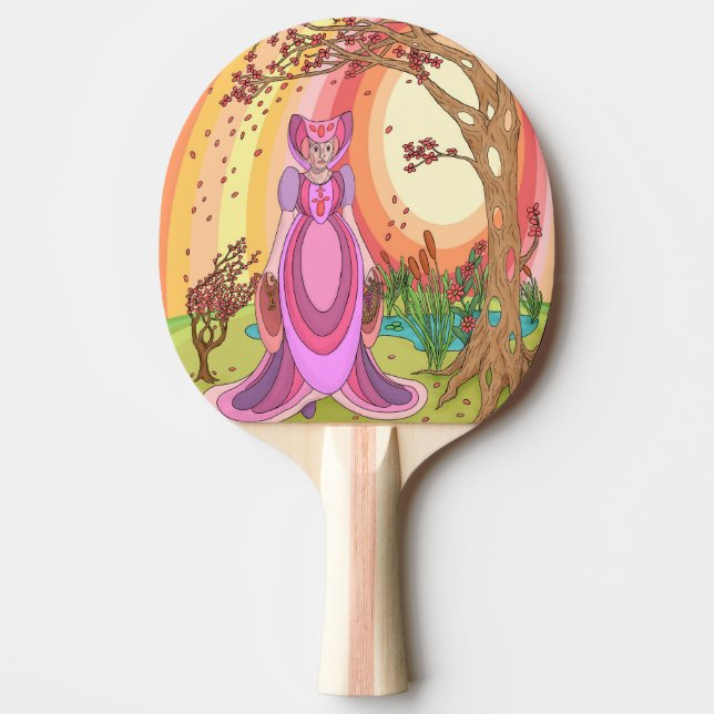 The Queen Ping Pong Paddle (Front)