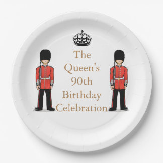 The Queen's 90th Birthday Celebration Paper Plate