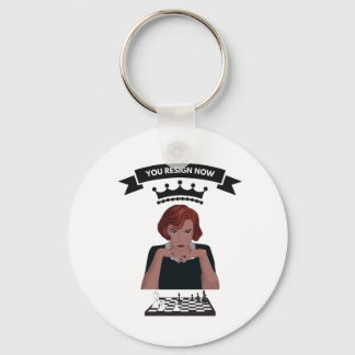 The Queen's Gambit Key Ring