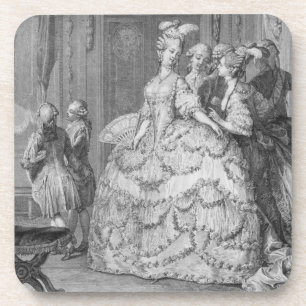 The Queen's Lady-in-Waiting, engraved by P.A. Mart Coaster
