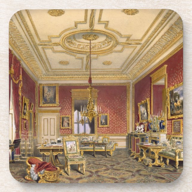 The Queen's Private Sitting Room, Windsor Castle, Coaster (Front)