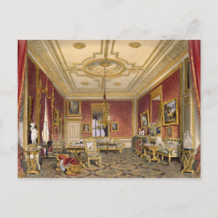 The Queen's Private Sitting Room, Windsor Castle, Postcard