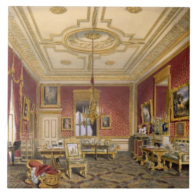 The Queen's Private Sitting Room, Windsor Castle, Tile (Front)