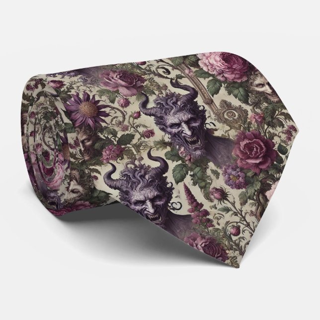 The Query of Blight – Gothic Victorian  Tie (Rolled)