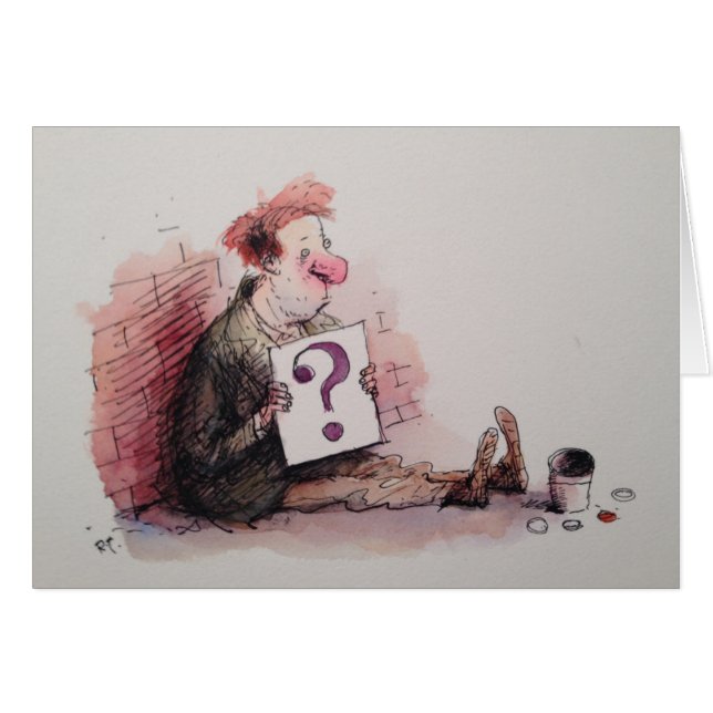 The Question Card (Front Horizontal)