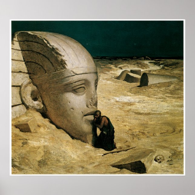 The Questioner of the Sphinx, 1863 Poster (Front)