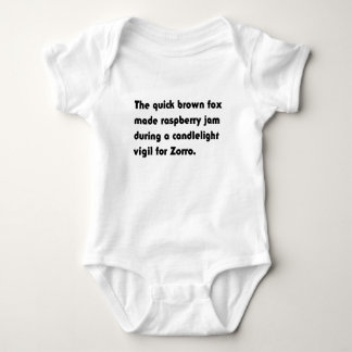 The Quick Brown Fox Made Raspberry... Pangram Tee