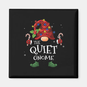 The Quiet Gnome Buffalo Plaid Christmas Tree Light Magnet