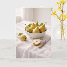 The Quiet Harvest Still Life Blank Art Card