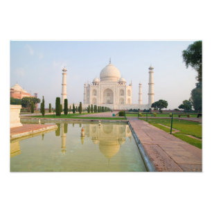 The quiet peaceful Taj Mahal at sunrise one of Photo Print