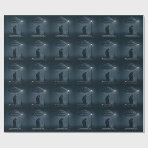 The Quiet Spiral – Realistic Overthinking Tee Wrapping Paper