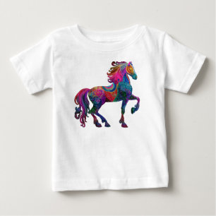 The Quilted Horse Baby T-Shirt
