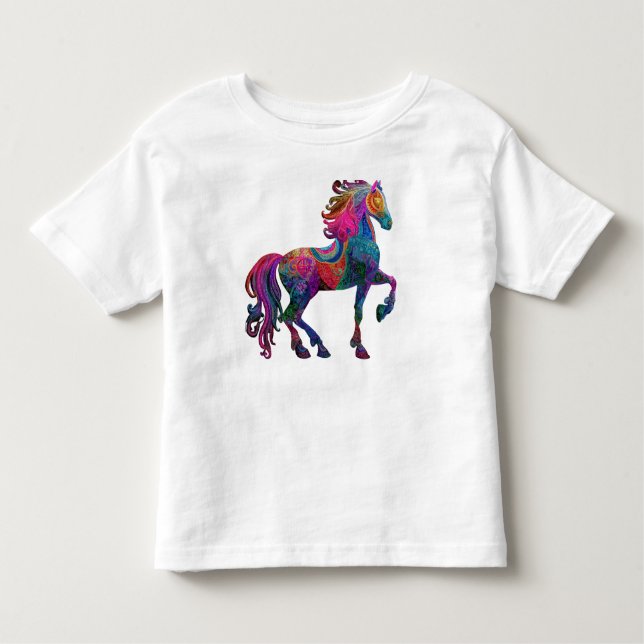 The Quilted Horse Toddler T-Shirt (Front)
