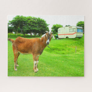 THE QUIRKY GOAT 16x20 INCH Jigsaw Puzzle
