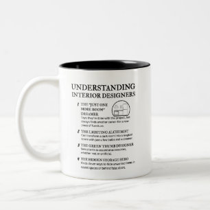 The Quirky World of Interior Designers Two-Tone Coffee Mug