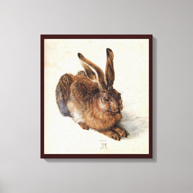 THE RABBIT ( Young Hare ) Canvas Print (Front)
