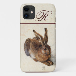 THE RABBIT ( Young Hare )  Monogram iPhone 11 Case