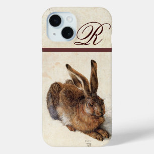 THE RABBIT ( Young Hare ) Monogram iPhone 15 Case