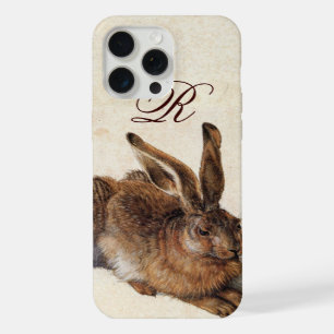 THE RABBIT ( Young Hare ) Monogram iPhone 15 Pro Max Case