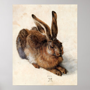 THE RABBIT ( Young Hare ) Poster